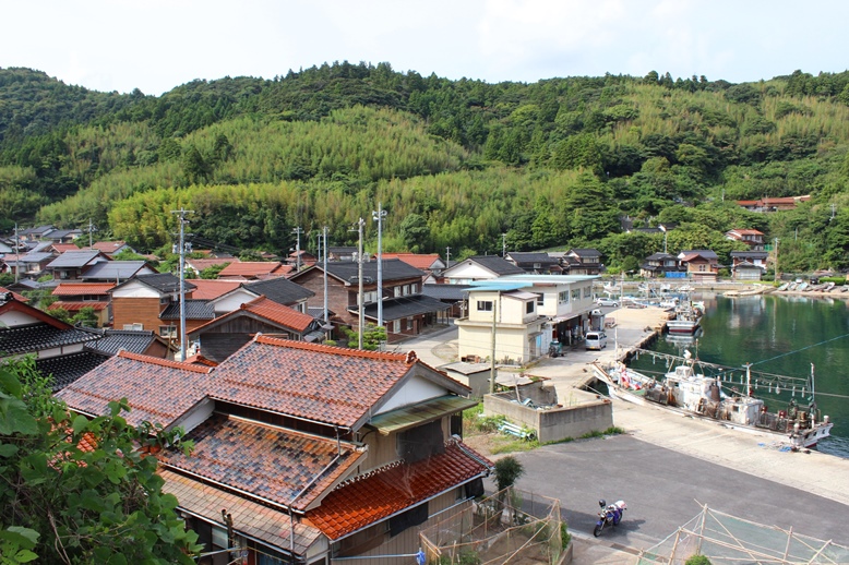 知々井／島根県隠岐郡海士町 町並・集落 俯瞰百景